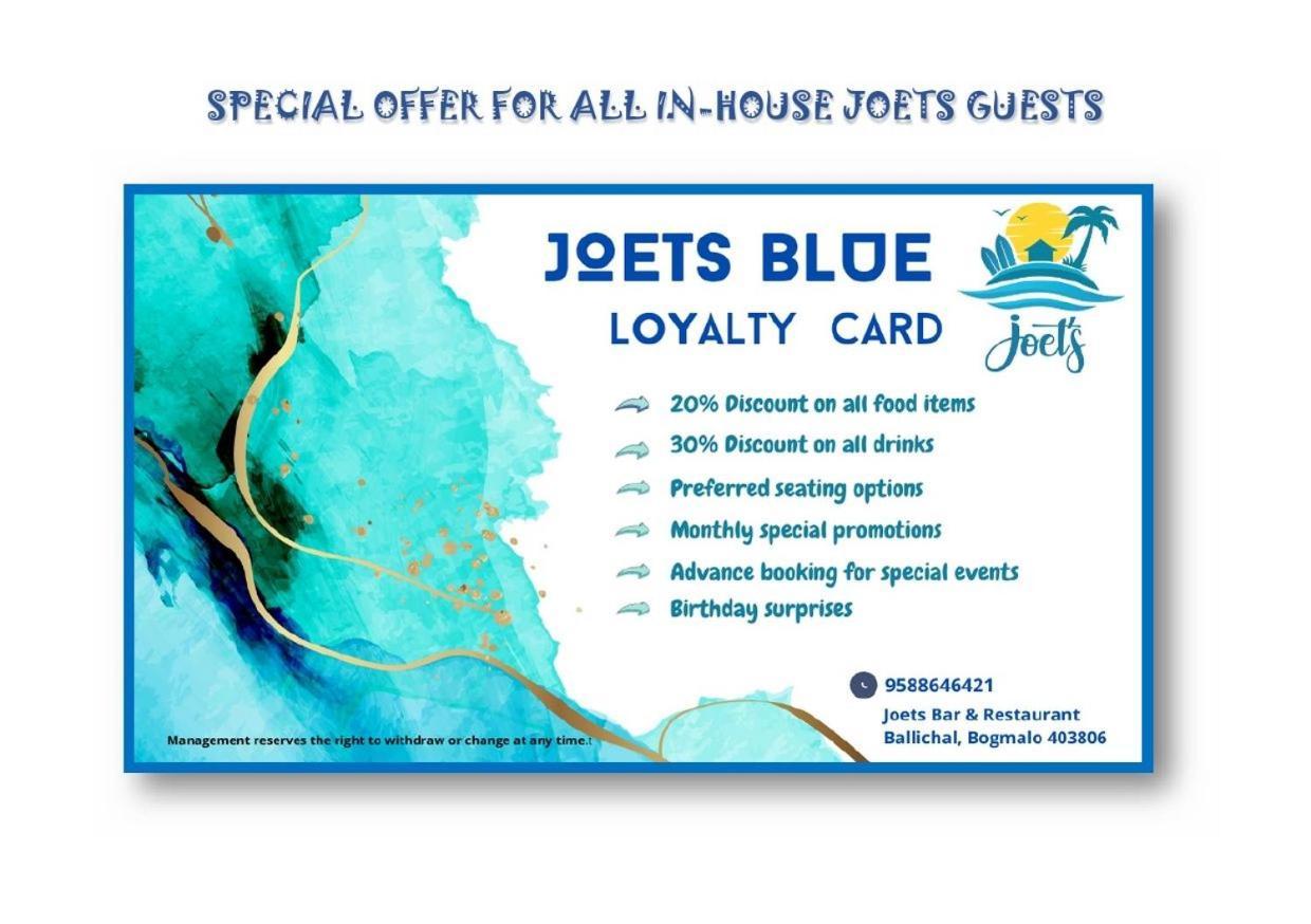 Joets Guesthouse Bogmalo Beach Exterior foto